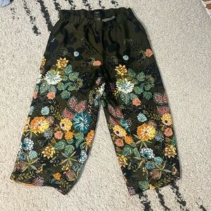 Ann Taylor Loft cropped silky pants